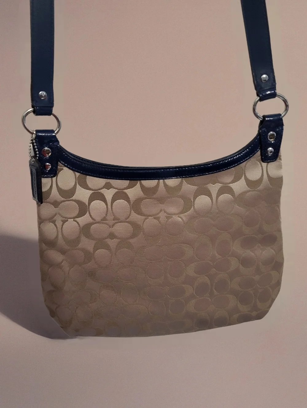 Coach PENELOPE SIGNATURE SATEEN Hippee Crossbody